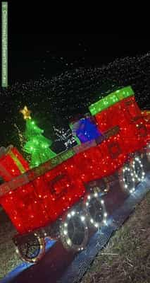 Christmas Light display at 12A Erica Avenue, Mount Claremont