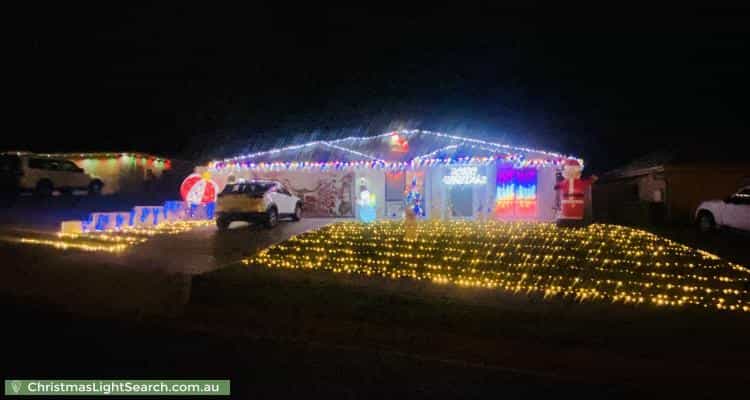 Christmas Light display at 14 Macswiney Street, Collingwood Park