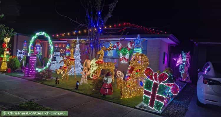 Christmas Light display at 16 Brooklime Way, Wallan