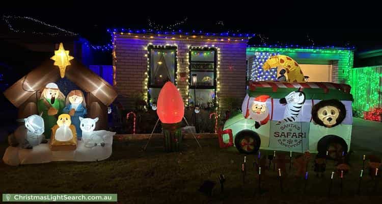 Christmas Light display at 13 Eldorado Street, Munno Para West