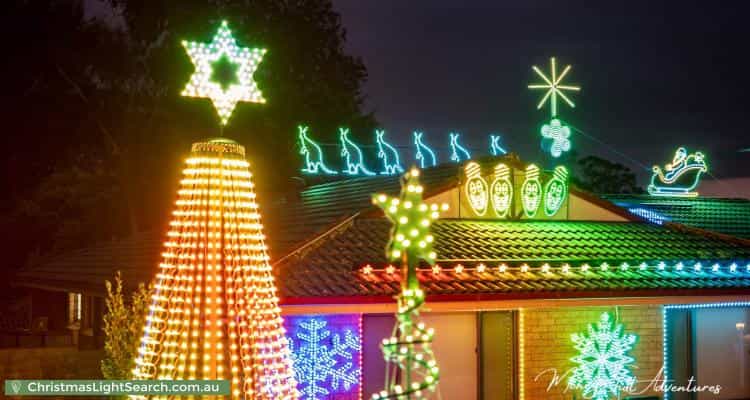Christmas Light display at 7 Mokari Street, North Richmond