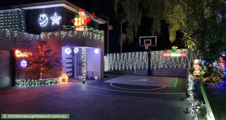 Christmas Light display at 8 Hope Court, Ferntree Gully