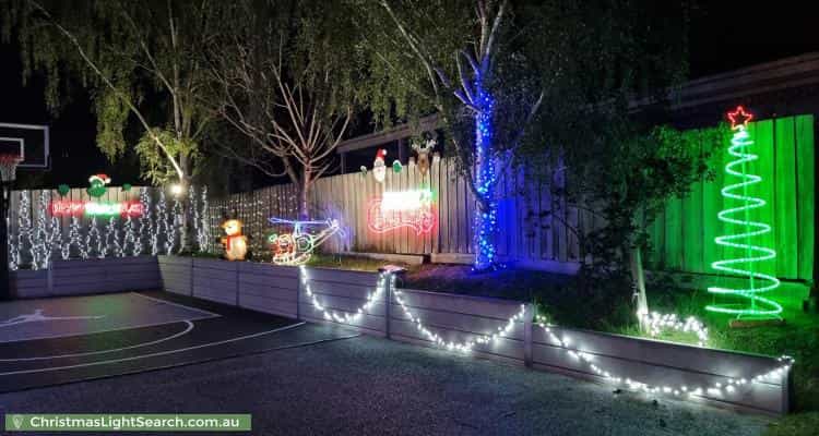 Christmas Light display at 8 Hope Court, Ferntree Gully
