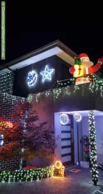 Christmas Light display at 8 Hope Court, Ferntree Gully