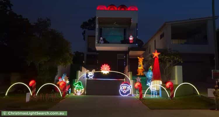 Christmas Light display at 72B McCallum Crescent, Ardross