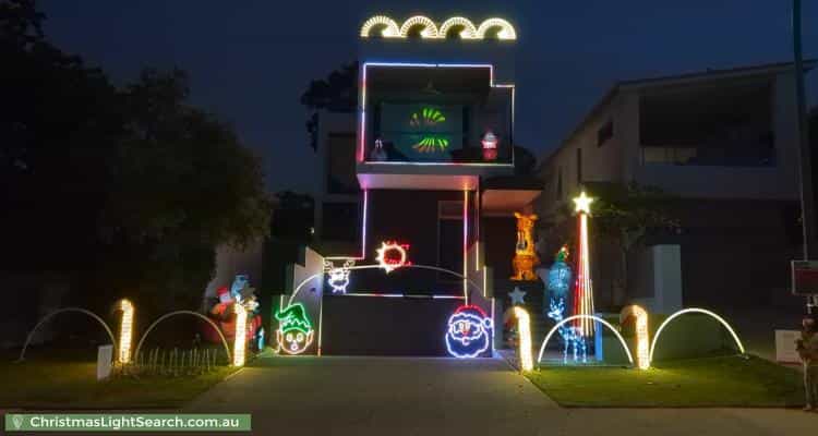 Christmas Light display at 72B McCallum Crescent, Ardross