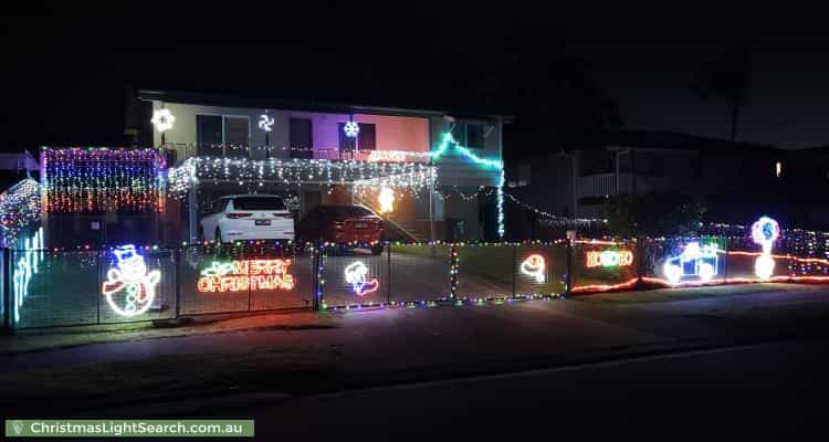 Christmas Light display at 7 Wain Avenue, Logan Central