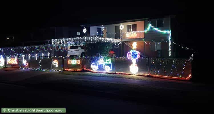 Christmas Light display at 7 Wain Avenue, Logan Central