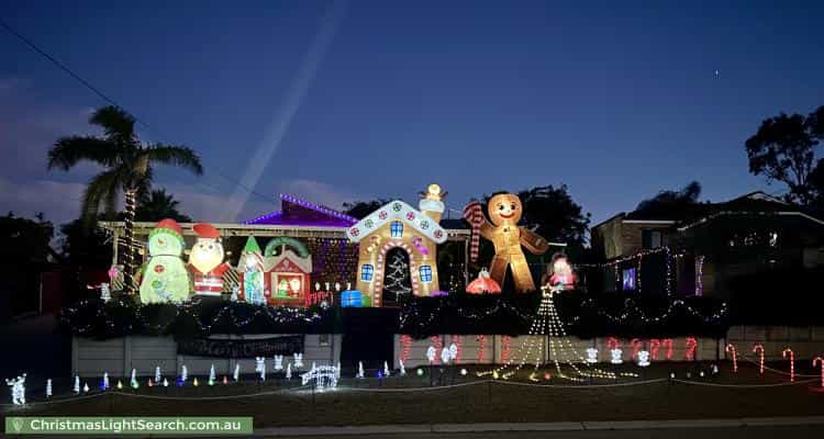 Christmas Light display at 1 Eleanor Court, Craigie