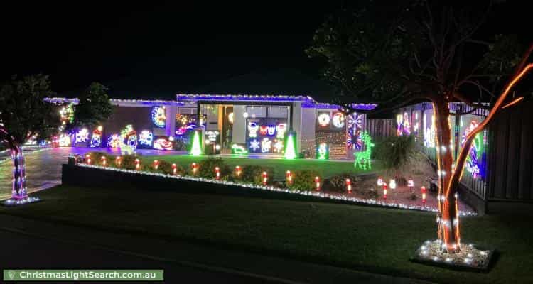 Christmas Light display at 4 Eyre Crescent, Burrill Lake