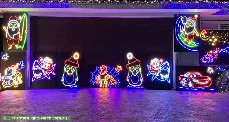 Christmas Light display at 4 Eyre Crescent, Burrill Lake