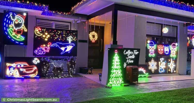Christmas Light display at 4 Eyre Crescent, Burrill Lake