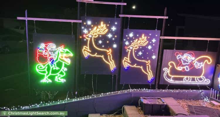 Christmas Light display at 4 Eyre Crescent, Burrill Lake