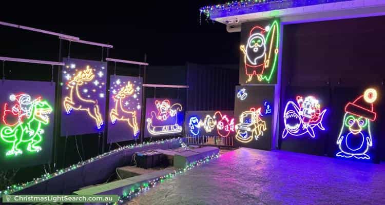 Christmas Light display at 4 Eyre Crescent, Burrill Lake