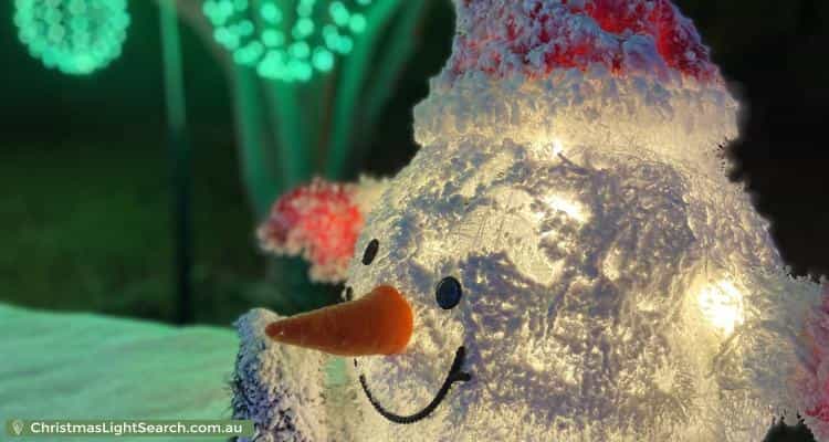 Christmas Light display at 29 Purtell Street, Bentleigh East