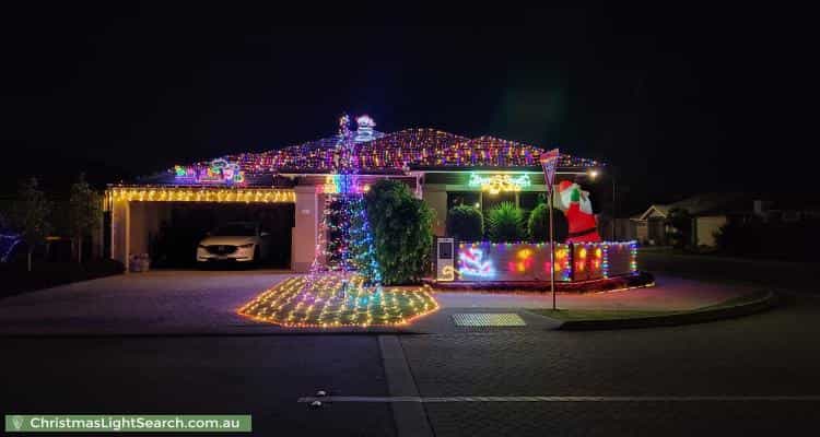 Christmas Light display at 28 Apatite Street, Banjup
