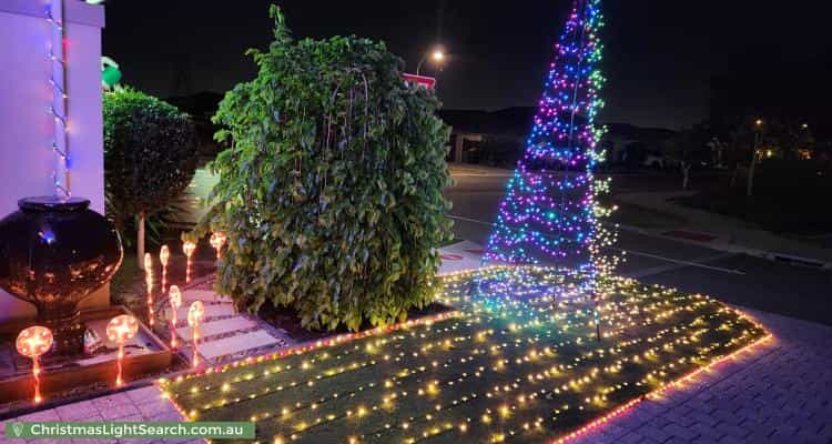Christmas Light display at 28 Apatite Street, Banjup