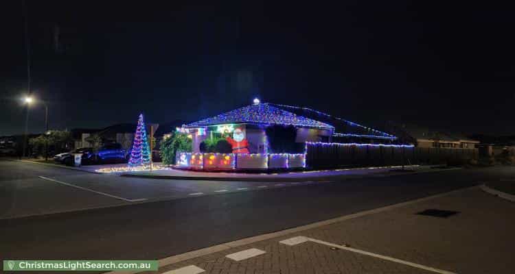 Christmas Light display at 28 Apatite Street, Banjup