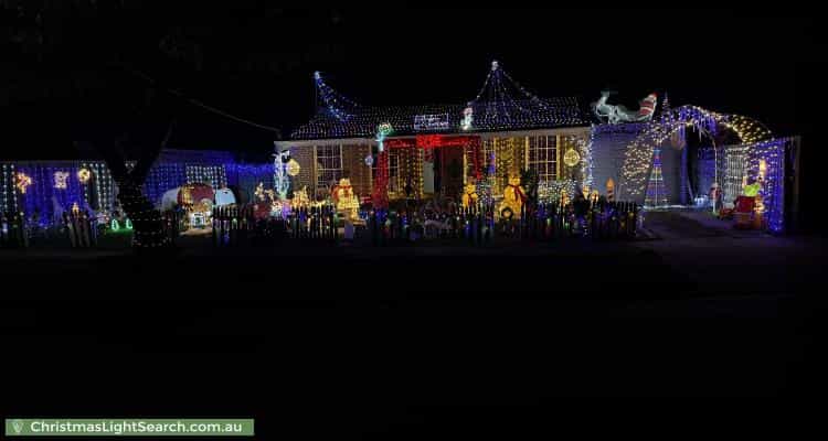 Christmas Light display at 87 Paddington Avenue, Carrum Downs