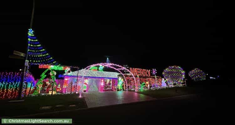 Christmas Light display at 17 Regentville Road, Glenmore Park
