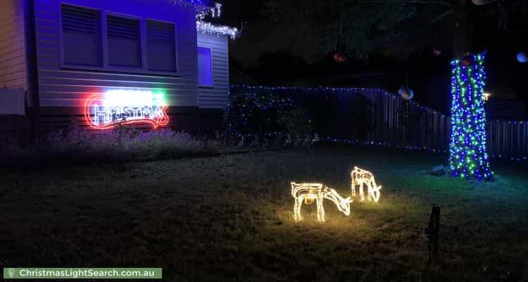 Christmas Light display at 1 Highton Street, Ringwood East