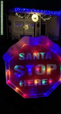 Christmas Light display at 1 Highton Street, Ringwood East