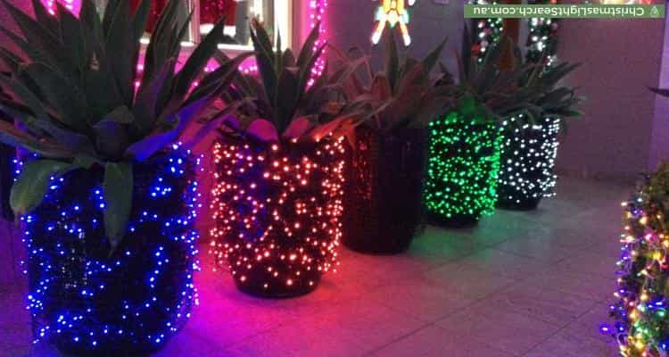Christmas Light display at 61 Stoney Creek Road, Bexley
