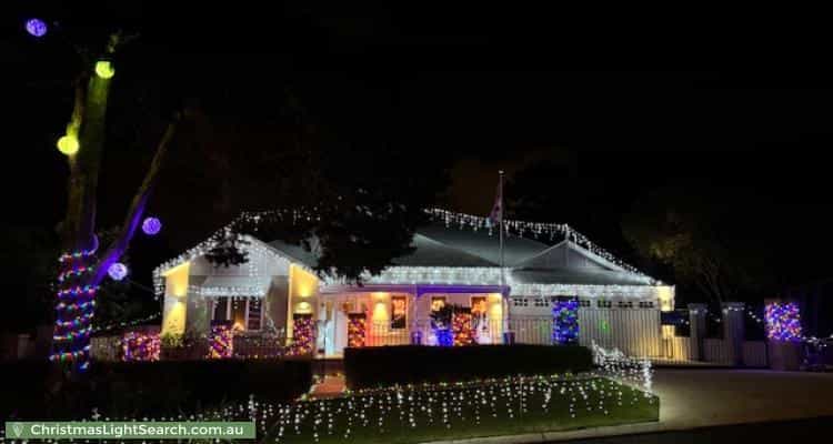 Christmas Light display at 34 Dunrossil Street, Wembley Downs