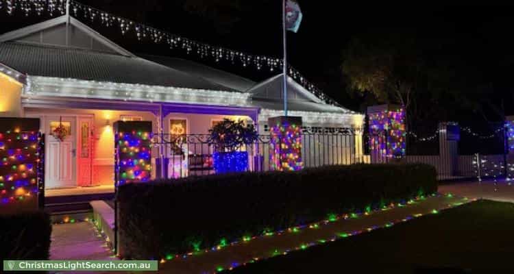 Christmas Light display at 34 Dunrossil Street, Wembley Downs
