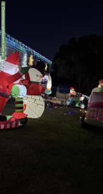 Christmas Light display at 64 Douglas Street North, Murgon