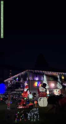 Christmas Light display at 64 Douglas Street North, Murgon