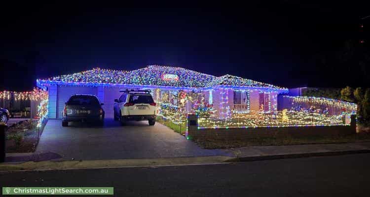 Christmas Light display at 48 Red Cedar Drive, Reynella