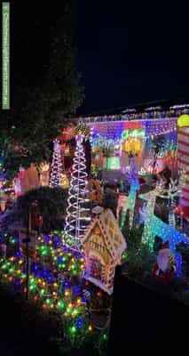 Christmas Light display at 14 Percy Begg Circuit, Dunlop