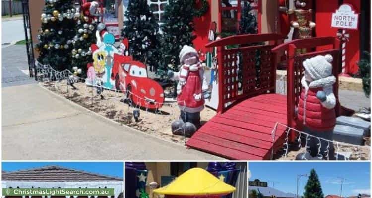 Christmas Light display at 5 Cimarron Edge, Meadow Springs