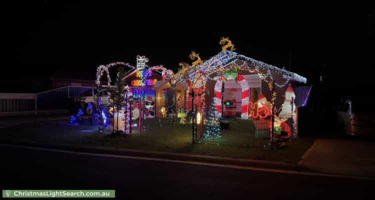 Christmas Light display at 14 Sorghum Way, Delahey