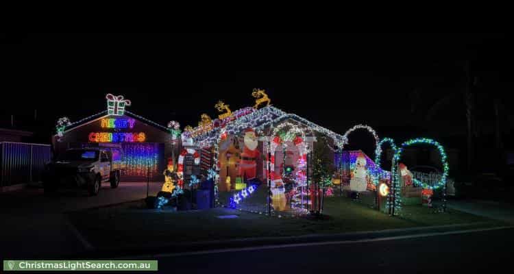 Christmas Light display at 14 Sorghum Way, Delahey