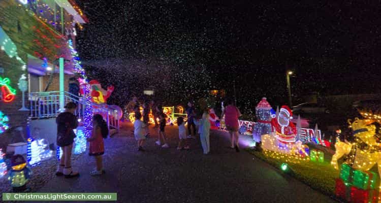Christmas Light display at  Hull Place, Seven Hills
