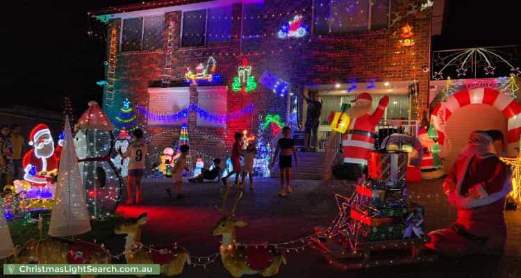 Christmas Light display at  Hull Place, Seven Hills