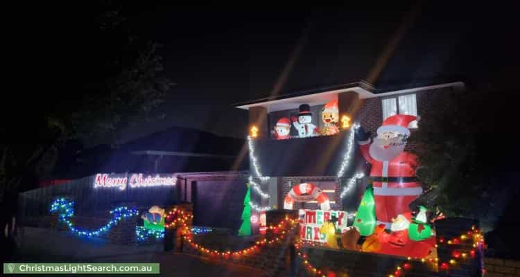 Christmas Light display at 26 Lawson Street, Oakleigh East