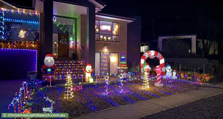 Christmas Light display at 22 Freeman Street, Conder