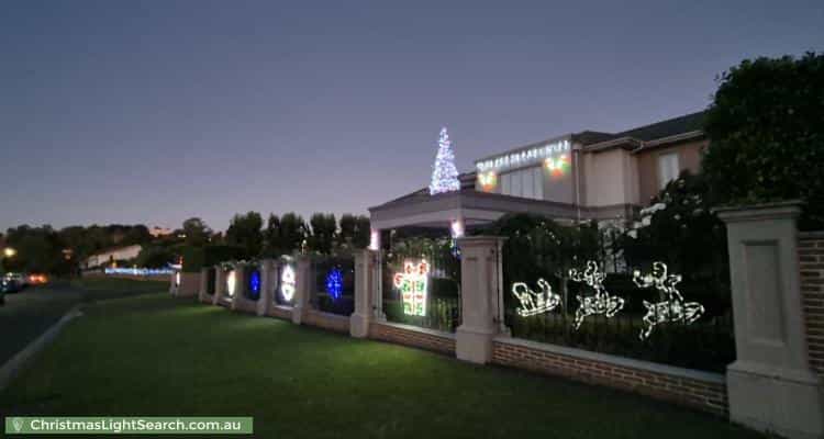 Christmas Light display at Edwin Road, Templestowe