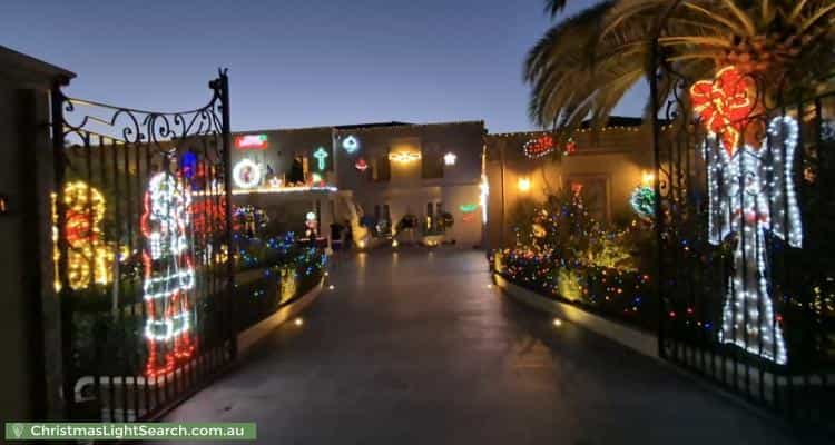 Christmas Light display at Edwin Road, Templestowe