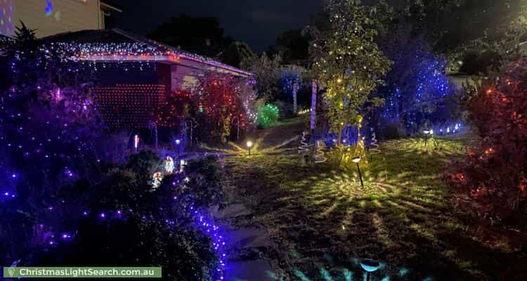 Christmas Light display at 4 Casuarina Avenue, Surrey Downs