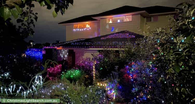 Christmas Light display at 4 Casuarina Avenue, Surrey Downs
