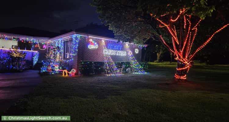 Christmas Light display at 52 Blackwood Park Road, Ferntree Gully