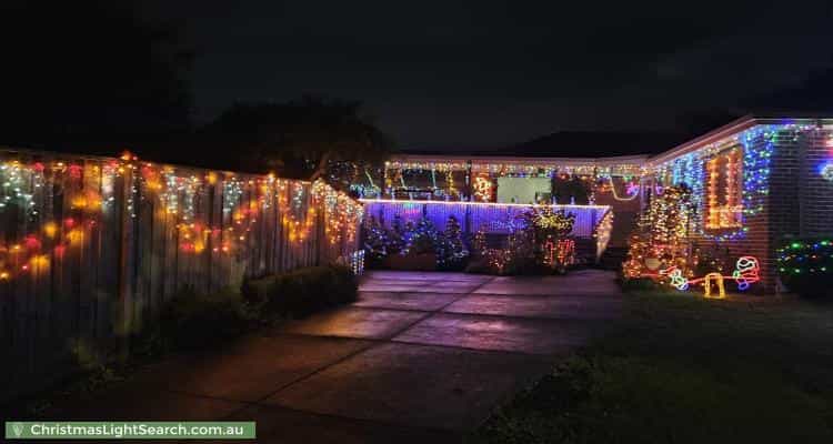 Christmas Light display at 52 Blackwood Park Road, Ferntree Gully