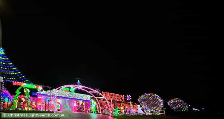 Christmas Light display at 17 Regentville Road, Glenmore Park