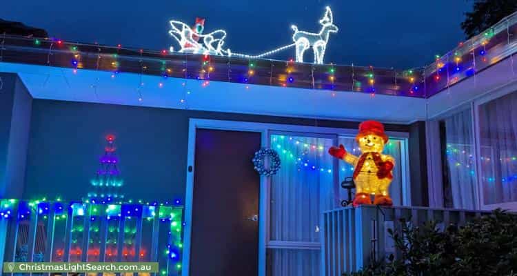 Christmas Light display at 20 Bellara Drive, Mooroolbark