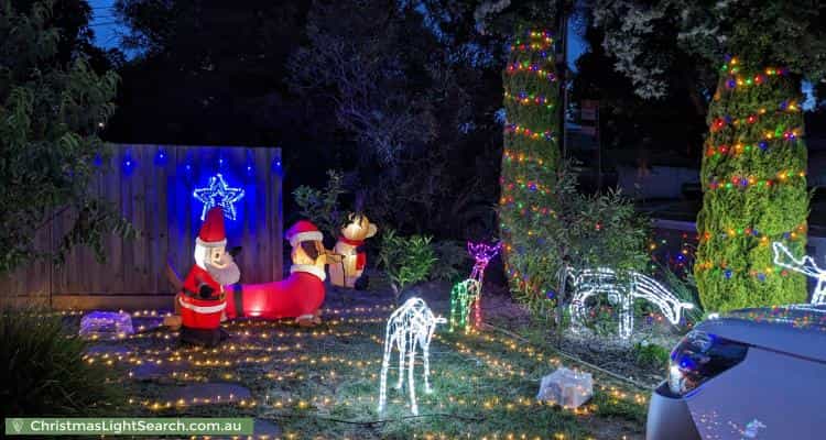 Christmas Light display at 20 Bellara Drive, Mooroolbark