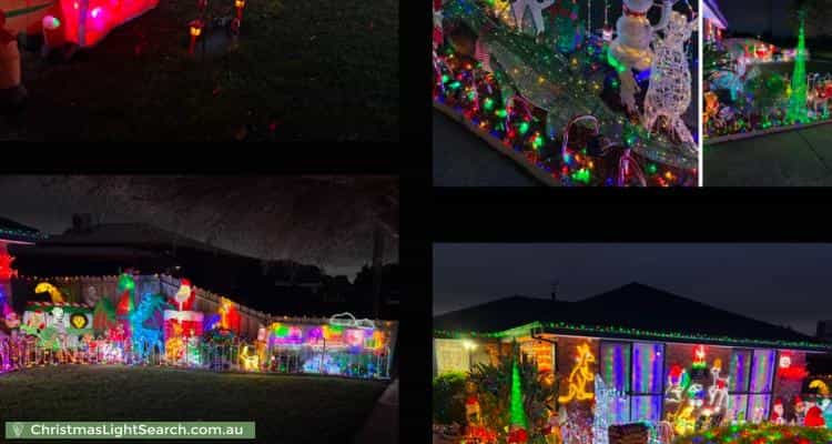 Christmas Light display at 29 Peebles Street, Endeavour Hills